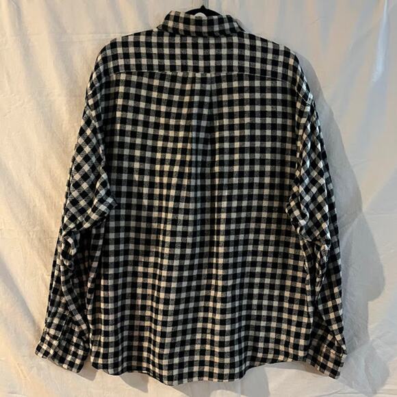 VTG Ralph Lauren Sportsman Shirt Green Cream Black Check Button Down L - Picture 2 of 6